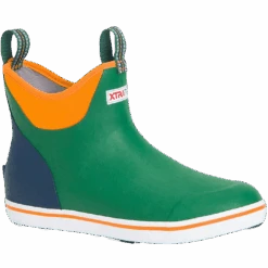 XTRATUF Men's Buoy Dark Green Ankle Deck Boot XMAB-307
