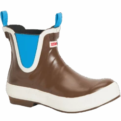 XTRATUF Ladies Salmon Sister In Legacy Brown Ankle Deck Boots LDBW-9PF