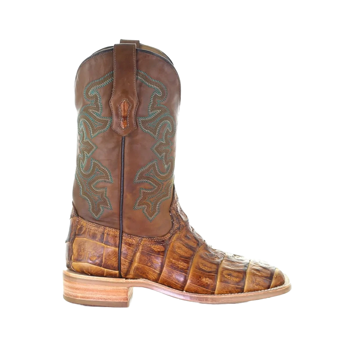 Corral Boots Corral Men's Antique Saddle Caiman Leather Boots A4055 - Image 2