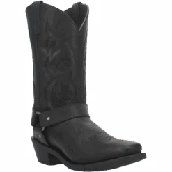 Laredo Men's 12" Harness Rider Black Boots 68340