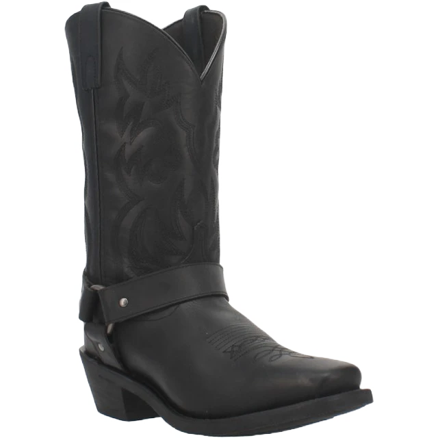 Laredo Men's 12" Harness Rider Black Boots 68340