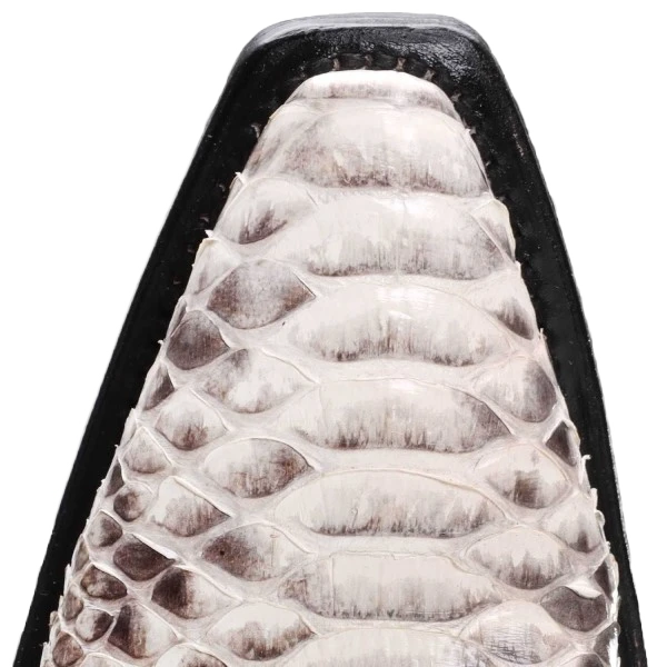 Circle G By Corral Ladies Black Python Embroidery Boots L5698 - Image 2