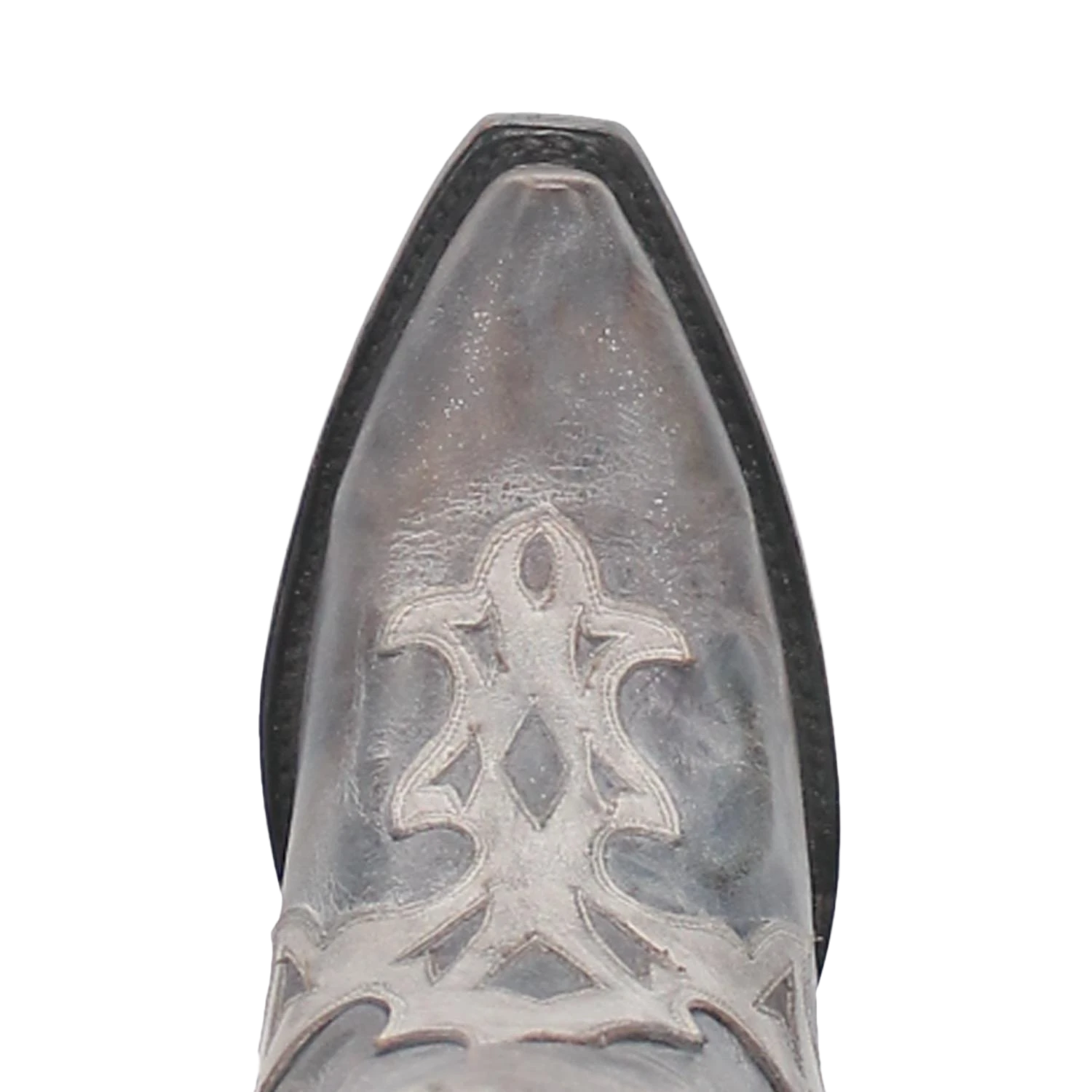 Dan Post Ladies 13" Ameya Grey Metallic With Fringe Western Boots DP4379 - Image 2