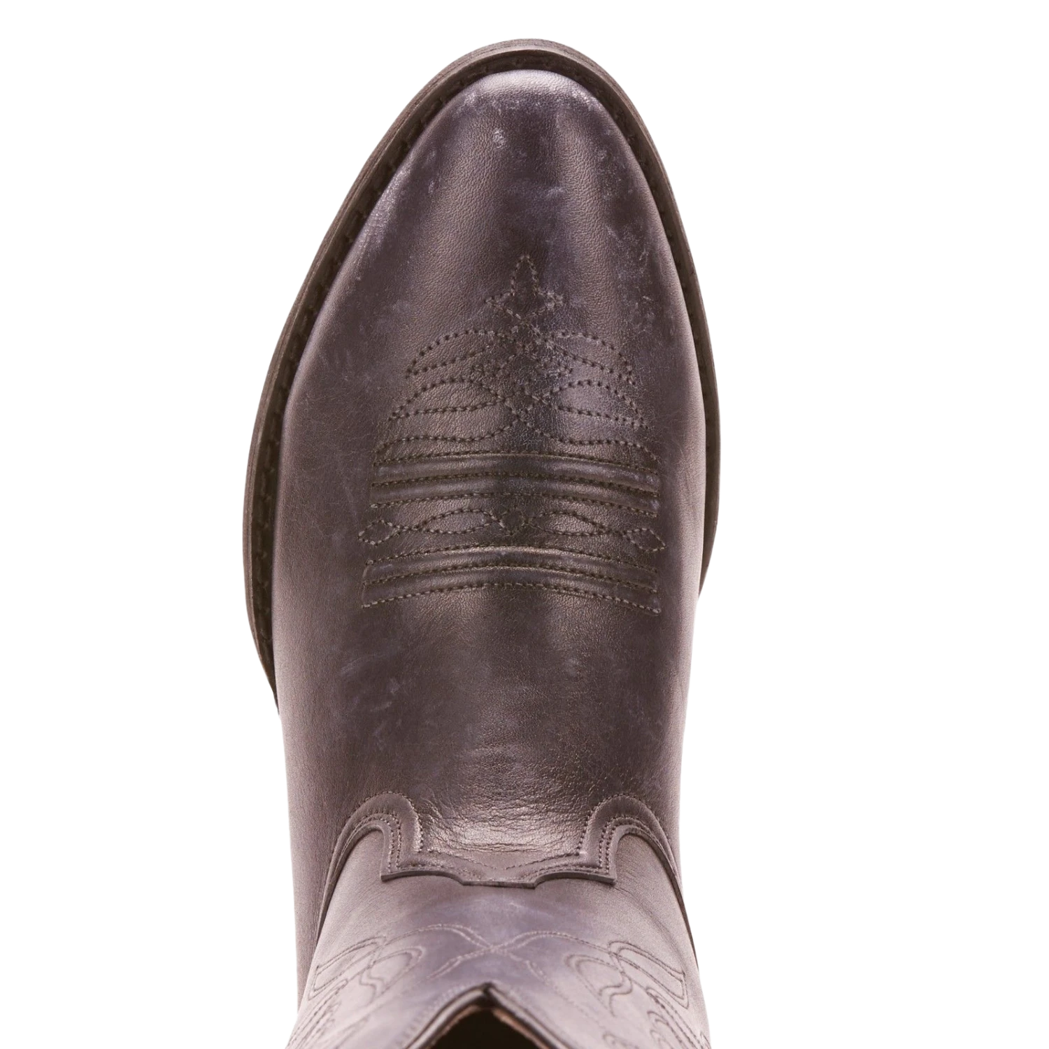 Ariat Ladies Heritage Western Distressed Black R Toe Boots 10025118 - Image 2