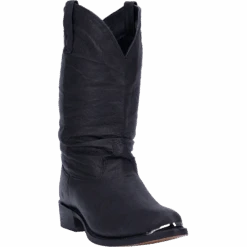Dan Post Dingo Men's Amsterdam Black Slouch Leather Boots DI15240