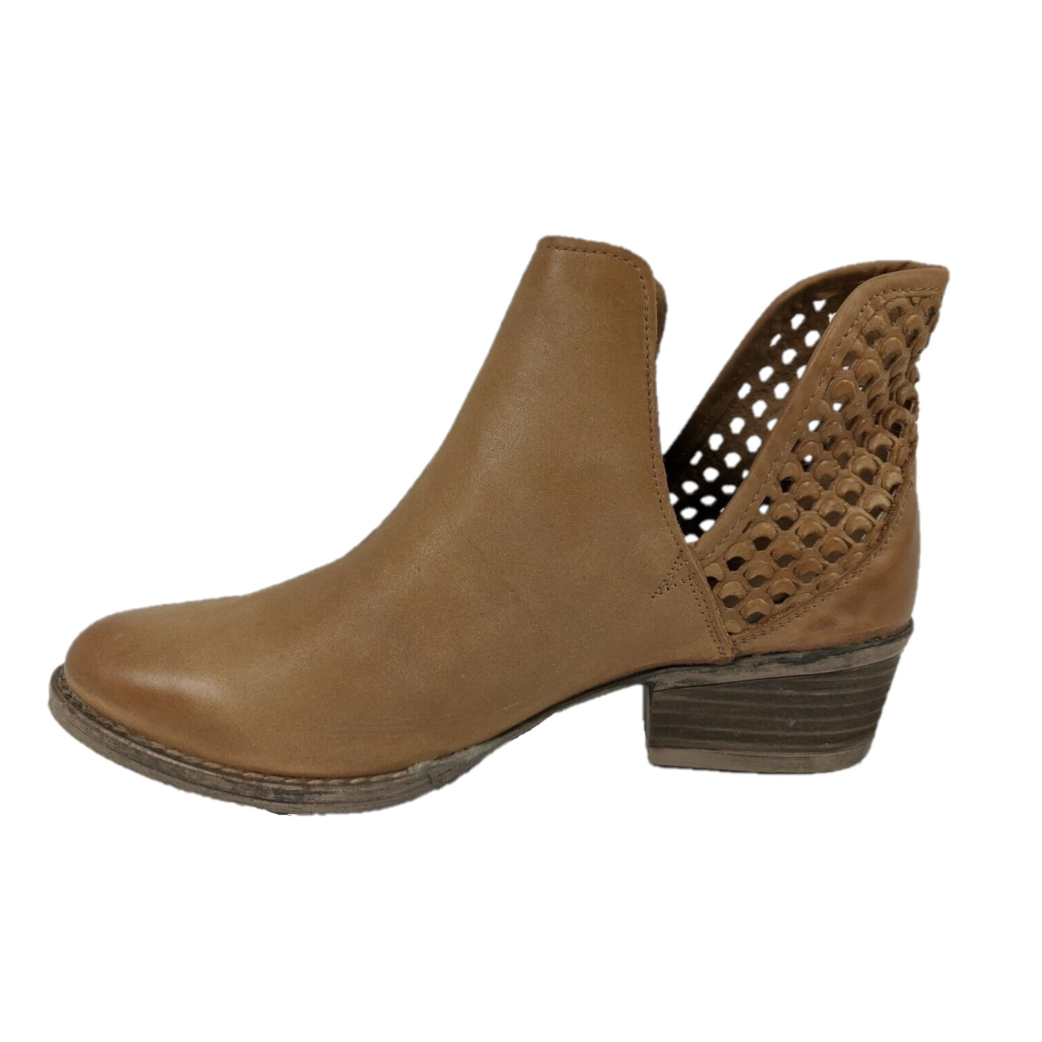Circle G By Corral Ladies Brown Cutout Shortie Boot Q5027 - Image 3