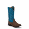 Nocona Children's Let's Rodeo Blue & Chocolate Pebble Boot NK5050