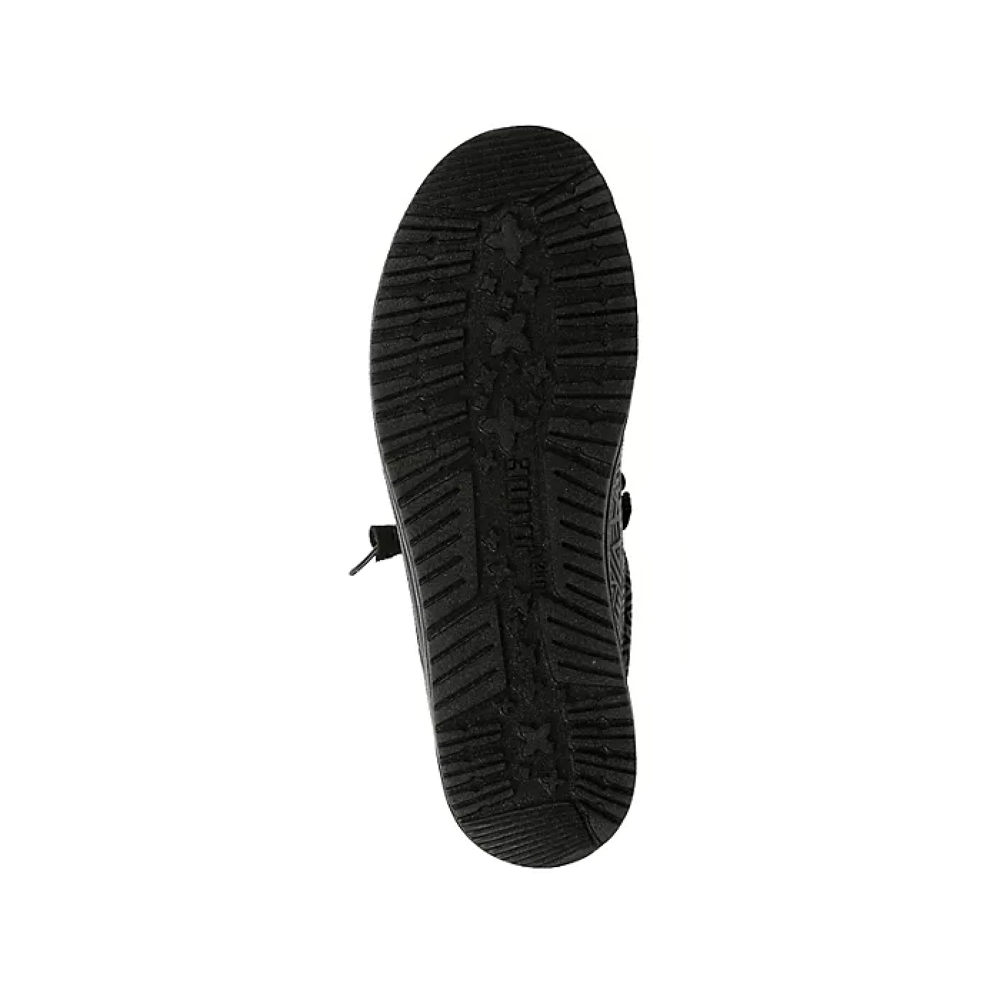 Hey Dude Wally Stretch Total Black Slip On Shoes 110384938 - Image 3