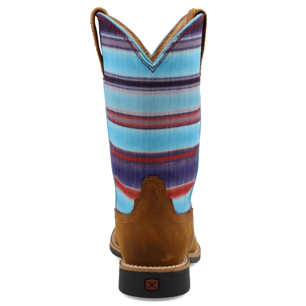 Hooey® Children's Distressed Saddle & Blue Multi-Color Boots YHY0011 - Image 3
